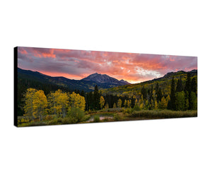SUNSET OVER THE GUNNISON